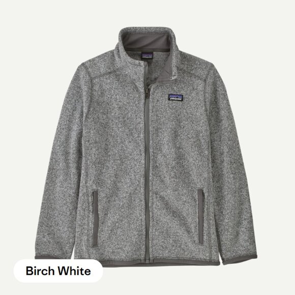 Patagonia Women's Better Sweater Jacket Fleece Zipper XS Birch White Style 65732 - Picture 1 of 11